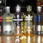 Absolute Vodka at Moonlight Liquor